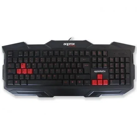 Approx APPWRATH Teclado Gaming con 8 Teclas Rojas USB Approx APPWRATH Teclado Gaming con 8 Teclas Rojas USB